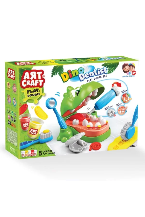 Nessiworld  Art Craft Dino Dişçi Hamur Seti