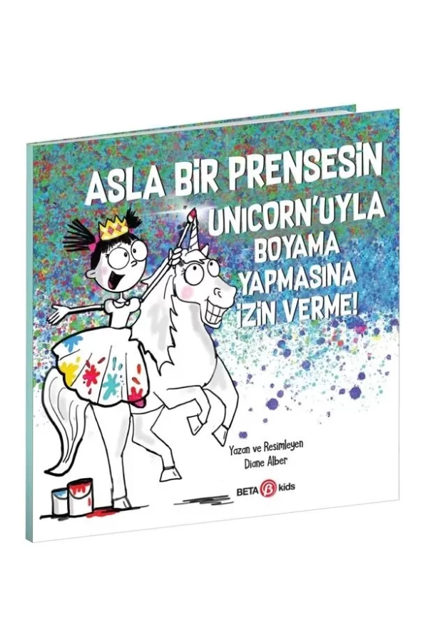 Nessiworld  Asla Bir Prensesin Unicornuyla Boyama Yapmasına İzin Verme