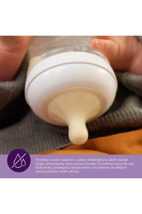 Nessiworld    Avent Doğal Tepkili Natural Response 2Li Biberon Emziği No:1 0+ Ay