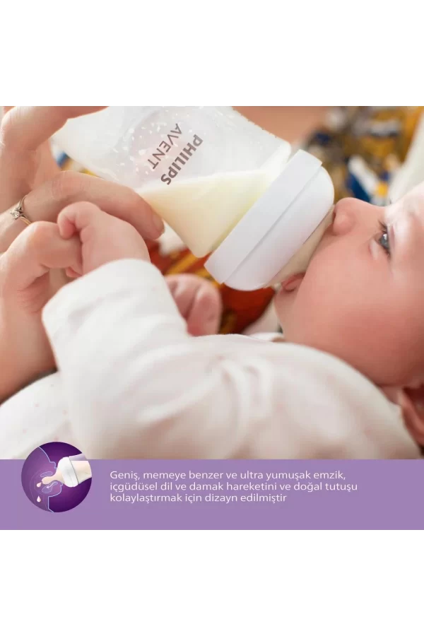 Nessiworld    Avent Doğal Tepkili Natural Response 2Li Biberon Emziği No:3 1+ Ay
