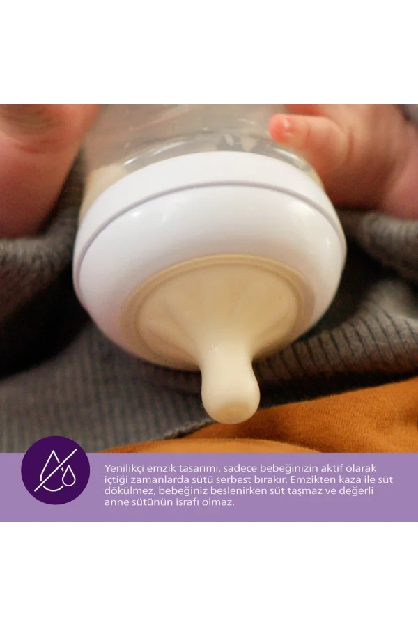 Nessiworld    Avent Doğal Tepkili Natural Response 2Li Biberon Emziği No:3 1+ Ay