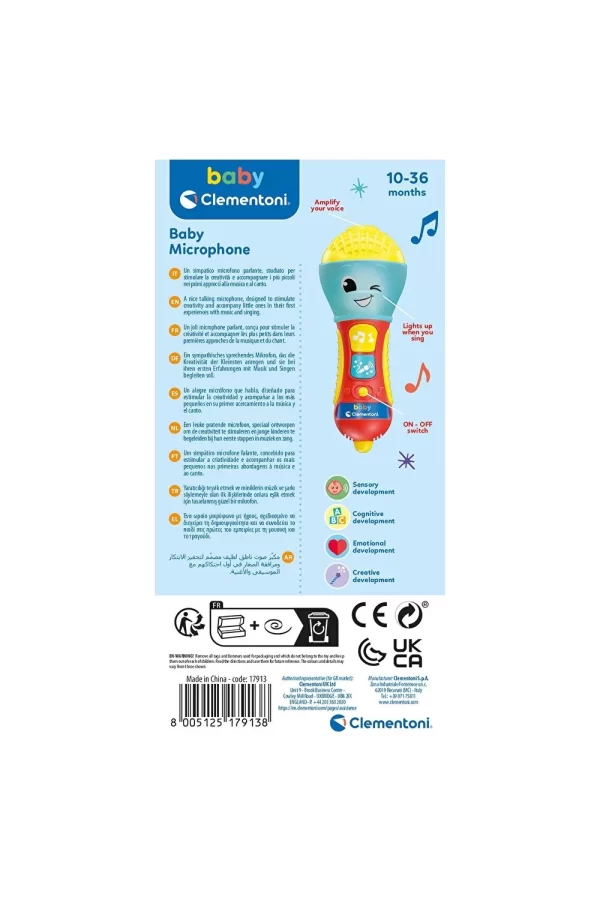Nessiworld Baby Clementoni Bebek Mikrofonu 17913
