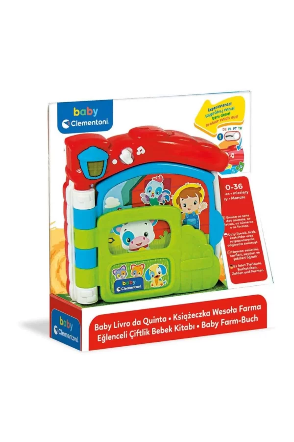 Nessiworld Baby Clementoni Eğlenceli Çiftlik Bebek Kitabı 17652