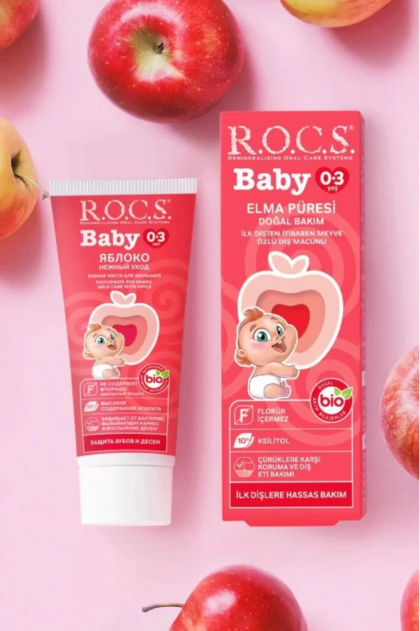 Nessiworld   .Baby Diş Macunu 35ml 0-3 Yaş Elma
