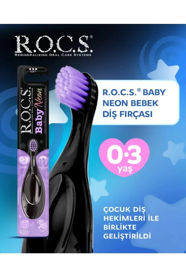 Nessiworld   .Baby Neon Ekstra Soft Diş Fırçası 0-3 Yaş