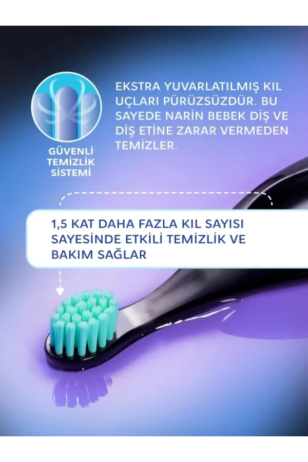 Nessiworld   .Baby Neon Ekstra Soft Diş Fırçası 0-3 Yaş