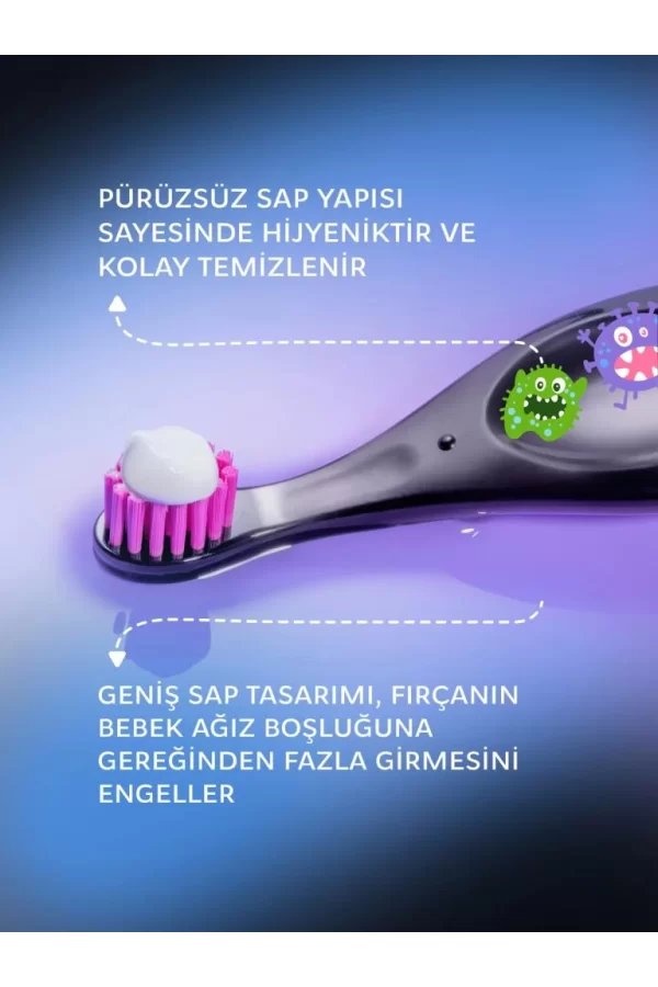 Nessiworld   .Baby Neon Ekstra Soft Diş Fırçası 0-3 Yaş