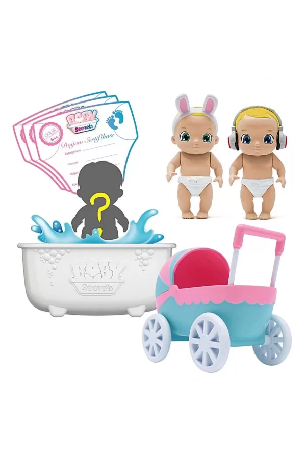 Nessiworld  Baby Secrets Sürpriz Figür ve Bebek Arabası Seti