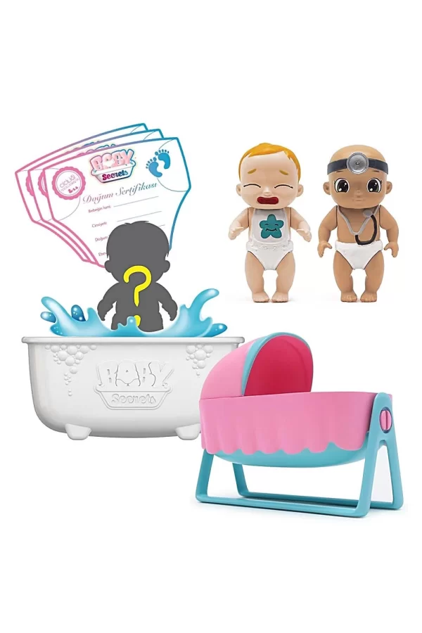 Nessiworld  Baby Secrets Sürpriz Figür ve Bebek Arabası Seti
