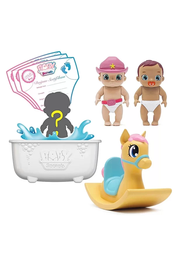 Nessiworld  Baby Secrets Sürpriz Figür ve Bebek Arabası Seti