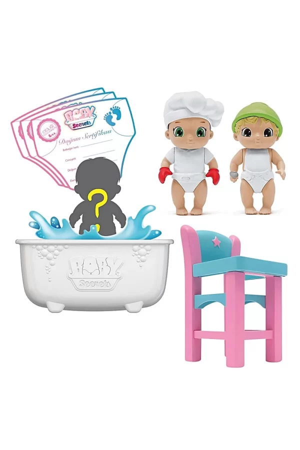Nessiworld  Baby Secrets Sürpriz Figür ve Bebek Arabası Seti