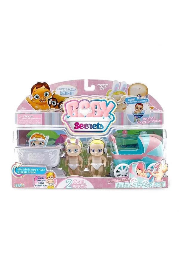 Nessiworld  Baby Secrets Sürpriz Figür ve Bebek Arabası Seti