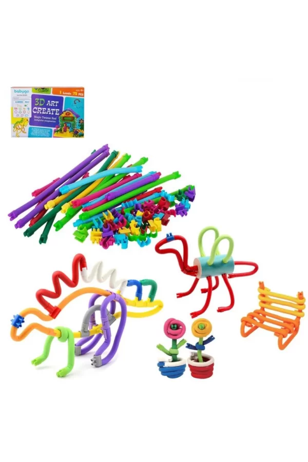 Nessiworld Babygo Yapıcı Bükme Oluşturma 3D Yapım Seti