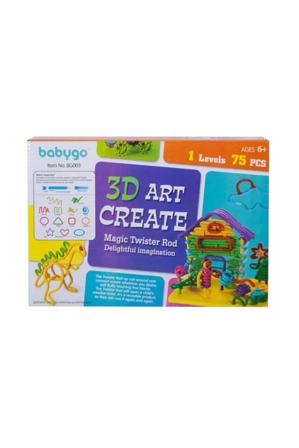 Nessiworld Babygo Yapıcı Bükme Oluşturma 3D Yapım Seti