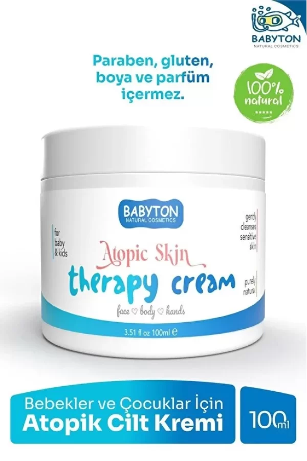 Nessiworld  Babyton Bebekler ve Çocuklar İçin Atopik Cilt Kremi 100 ml