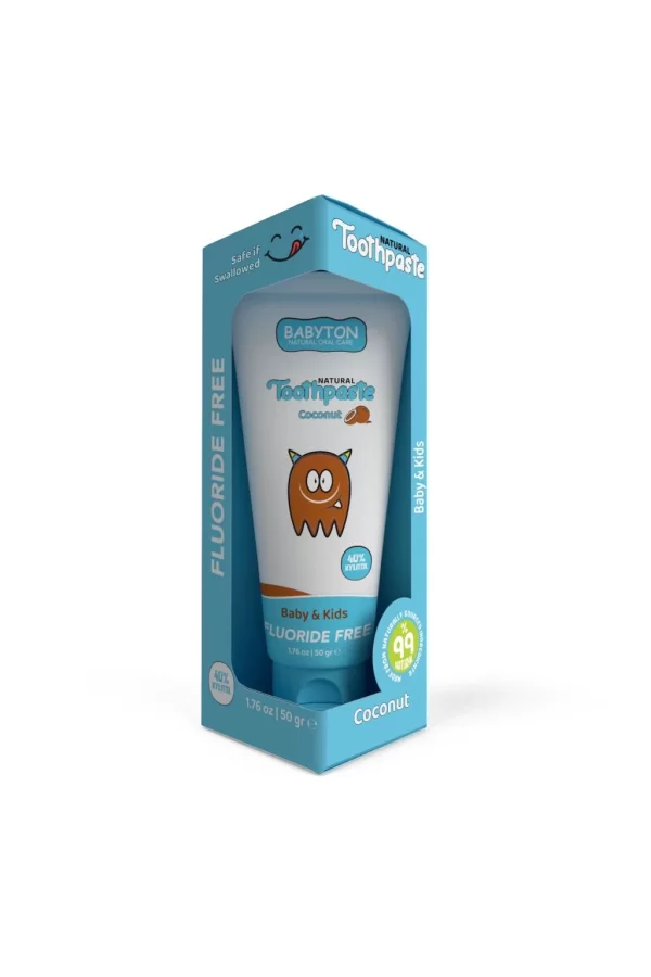 Nessiworld  Babyton Organik Doğal Hindistan Cevizi Aromalı Diş Macunu 50 Gr