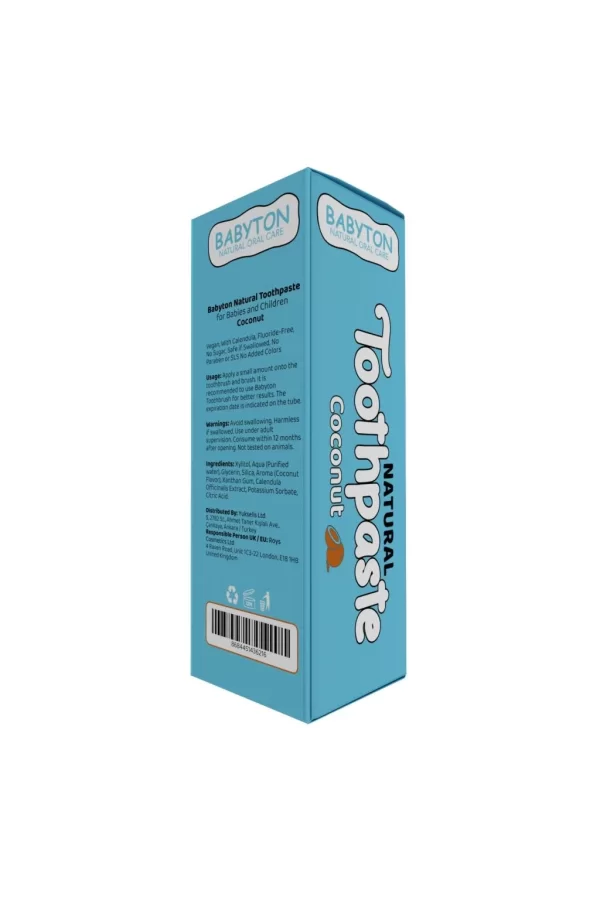 Nessiworld  Babyton Organik Doğal Hindistan Cevizi Aromalı Diş Macunu 50 Gr