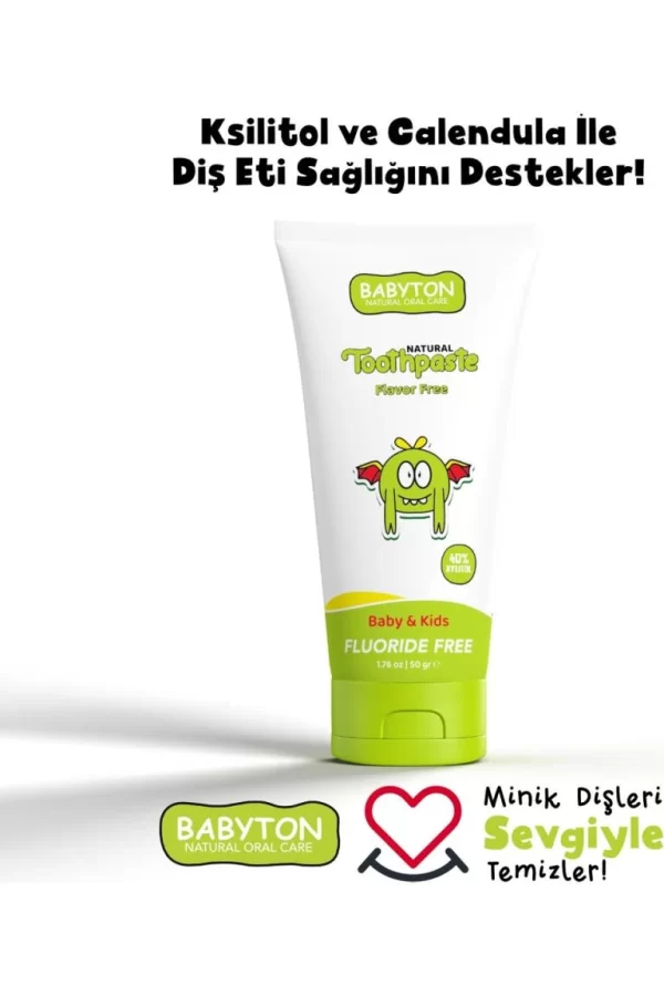 Nessiworld  Babyton Organik Doğal Natural Diş Macunu 50 Gr