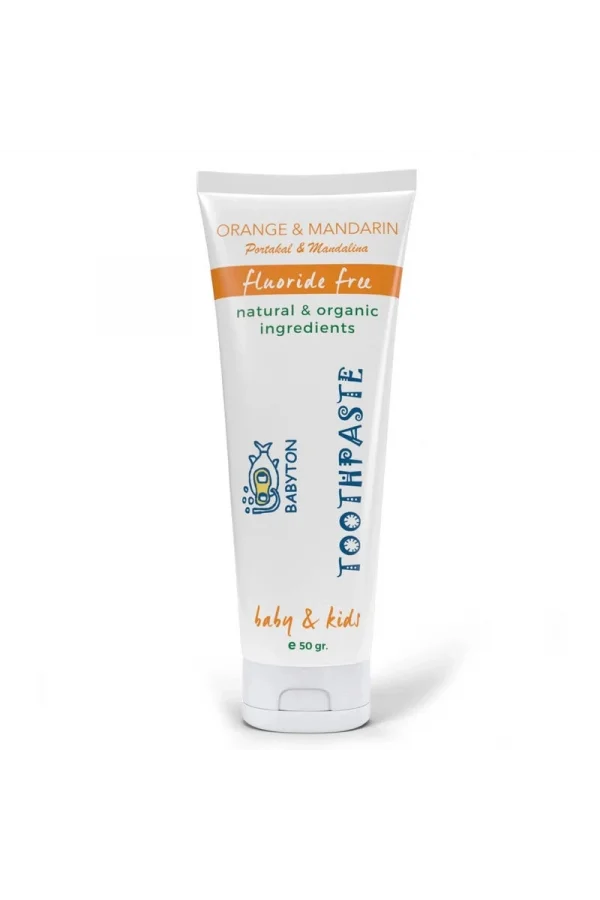 Nessiworld  Babyton Organik Doğal Portakal & Mandalina Aromalı Diş Macunu 50 Gr