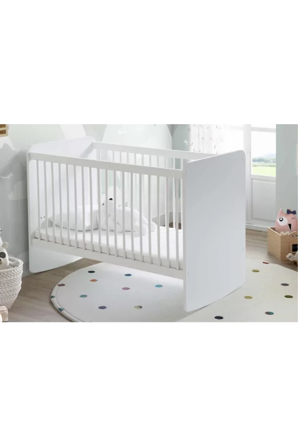 Nessiworld  Babywhen Pratik Kademeli Sallanır Beşik 60x120 Beyaz