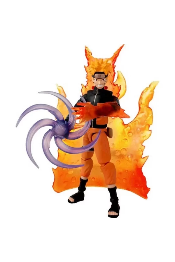 Nessiworld  Bandai Naruto Anime Heroes Naruto Uzumaki Figür ve Aksesuar Seti 16 cm
