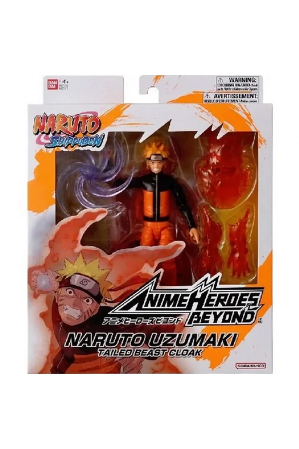 Nessiworld  Bandai Naruto Anime Heroes Naruto Uzumaki Figür ve Aksesuar Seti 16 cm