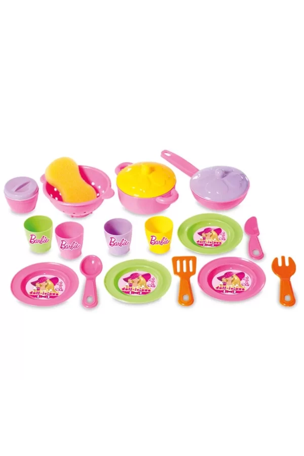 Nessiworld  Barbie Bulaşıklık 21 Parça