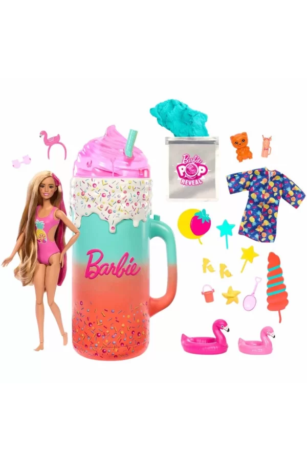 Nessiworld  Barbie Pop Reveal Sürpriz Bardak Oyun Seti HRK57