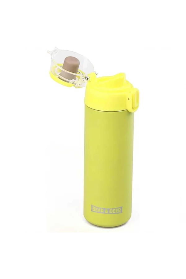 Nessiworld  Bear&DeerŞeffafKapakÇelikMatara450ml0033