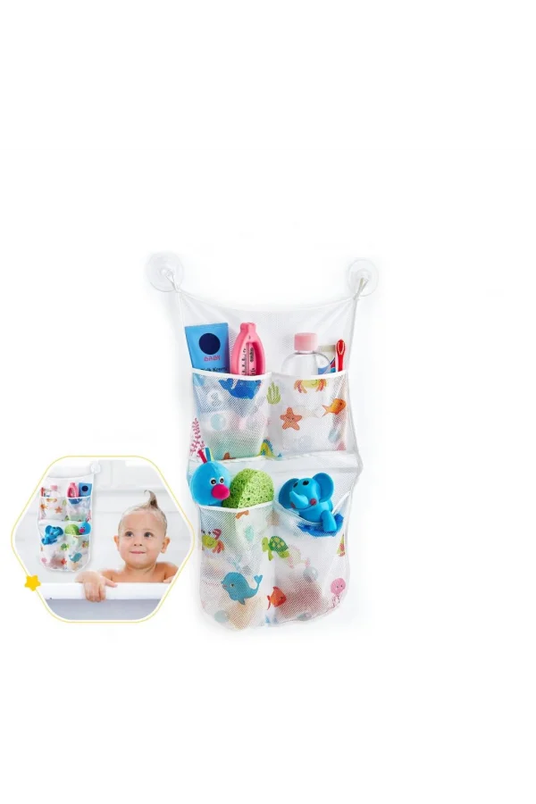 Nessiworld    Bebek Banyo Oyuncak Torbası 469 Beyaz