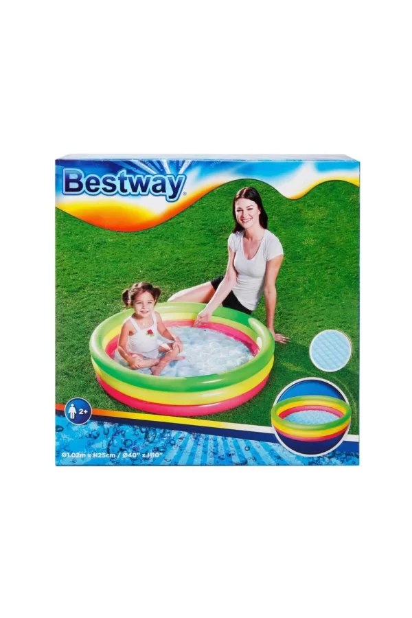 Nessiworld Bestway 3 Bölmeli Çocuk Havuzu 102x25 Cm 51104