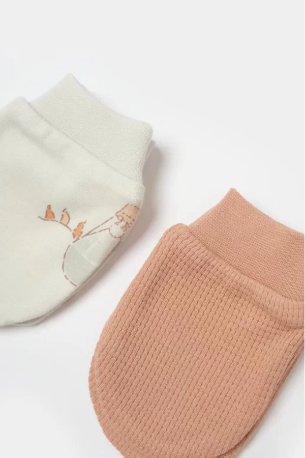 Nessiworld  Bibaby Biorganic Teach Me 2Li Bebe Eldiven 72240 Red