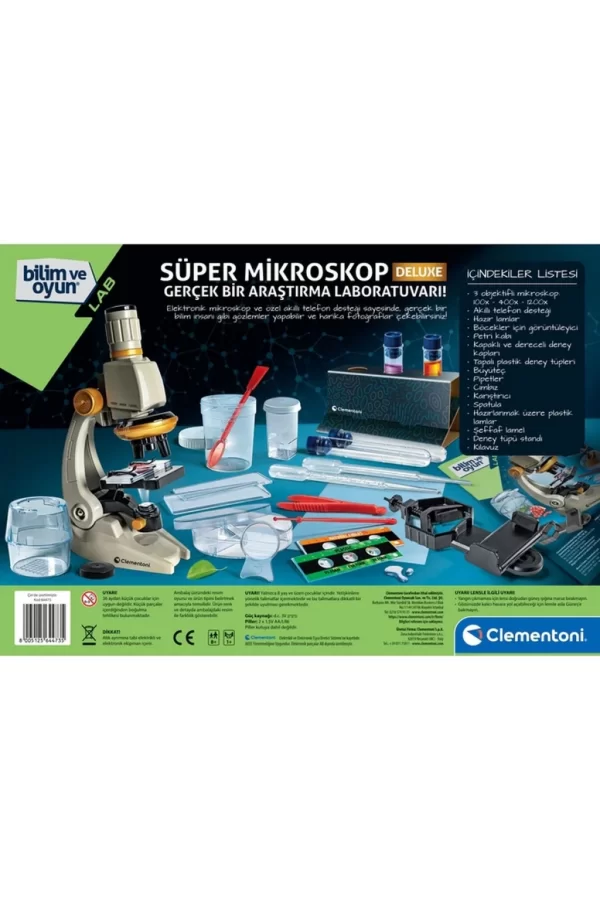 Nessiworld Bilim ve Oyun Süper Deluxe Mikroskop