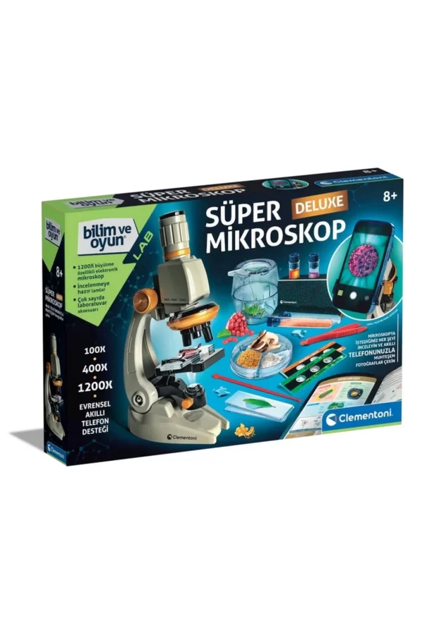 Nessiworld Bilim ve Oyun Süper Deluxe Mikroskop