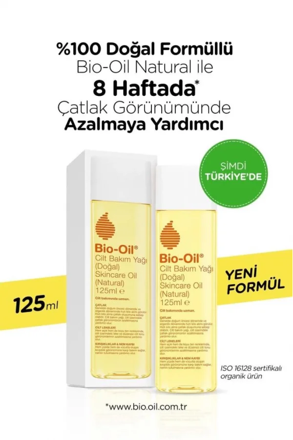 Nessiworld  Bio-Oil Çatlak Karşıtı ve Natural Cilt Bakım Yağı 125ml