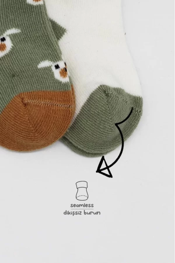 Nessiworld  Bistyle Love Dog Penye Soket Çorap 2Li BS10118 Nil