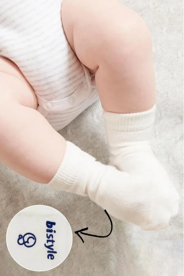 Nessiworld  Bistyle Puanlı Kaymaz Penye Soket Çorap 3Lü BS10108 İndigo