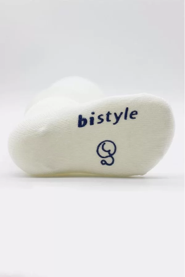 Nessiworld  Bistyle Puanlı Kaymaz Penye Soket Çorap 3Lü BS10108 İndigo