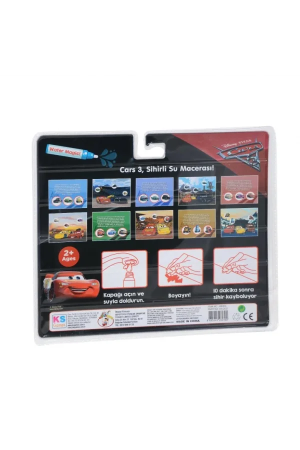 Nessiworld BK004 Gepettoys, Cars Sihirli Boyama Kitabı