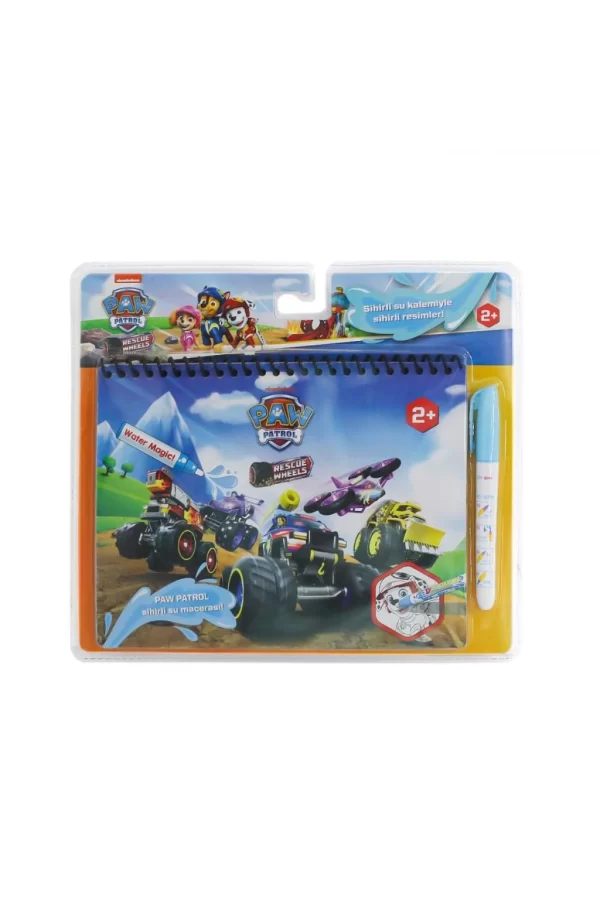 Nessiworld  BK009 Paw PEtrol Sihirli Boyama Kitabı -Gepettoys
