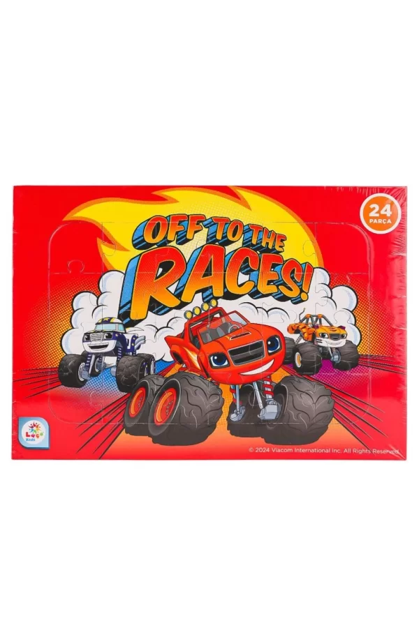 Nessiworld  BL7993 Blaze Taslamalı Frame Puzzle 24 Parça -Laçokids