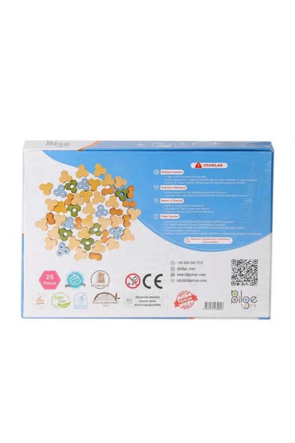 Nessiworld  BLG-106A Bal Peteği Ahşap Denge Oyunu