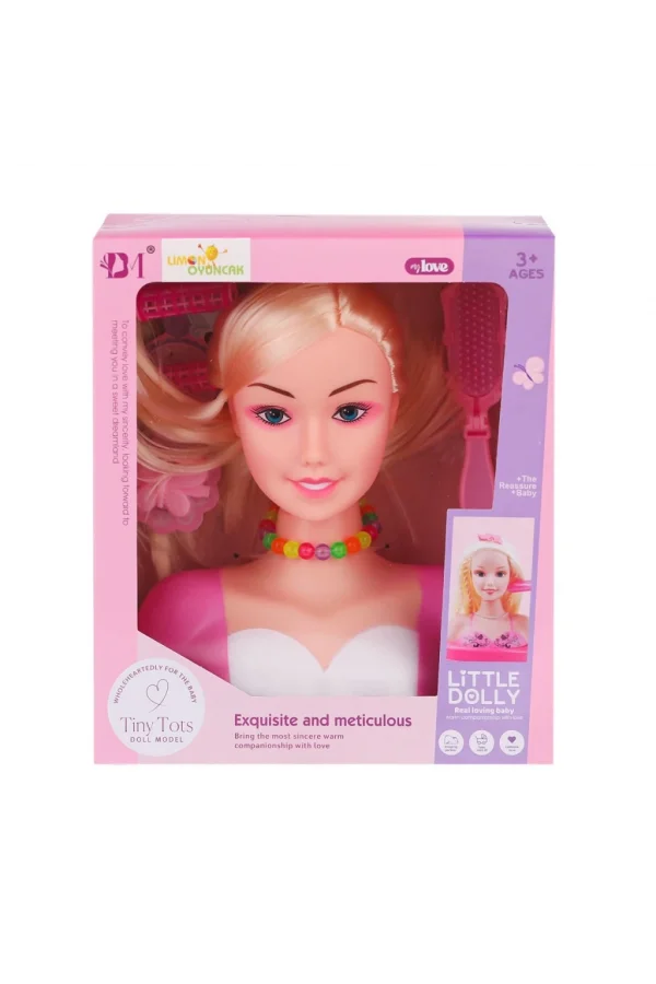 Nessiworld BM3319-1B Little Dolly Model Bebek Yüzü - Limon Oyuncak