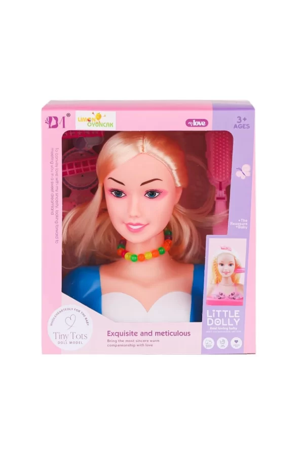 Nessiworld BM3319-1B Little Dolly Model Bebek Yüzü - Limon Oyuncak