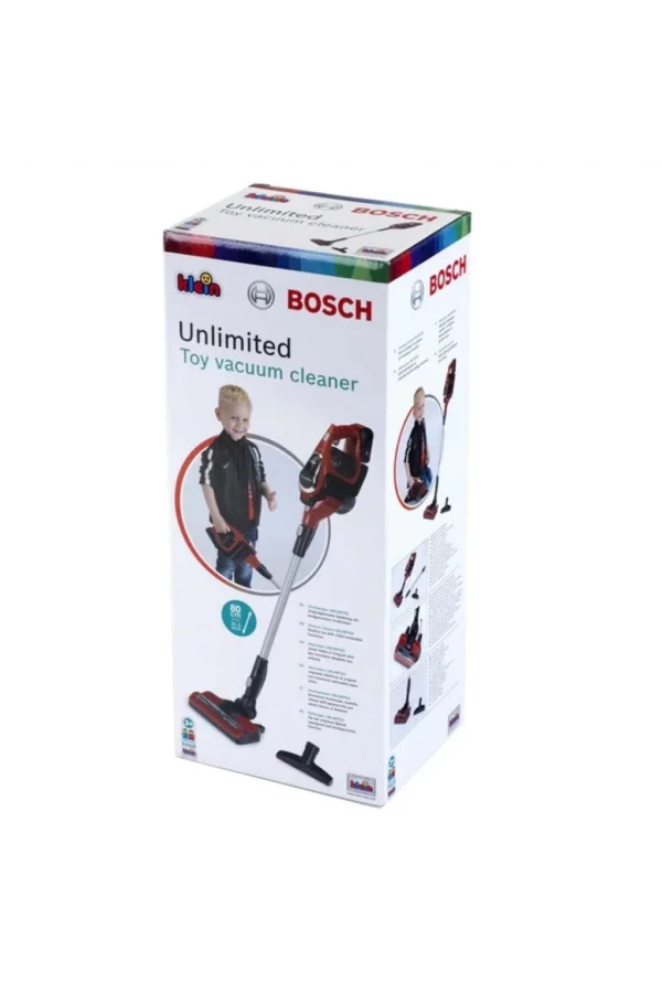 Nessiworld  Bosch Oyuncak Sesli Işıklı Kırmızı Elektrik Süpürgesi
