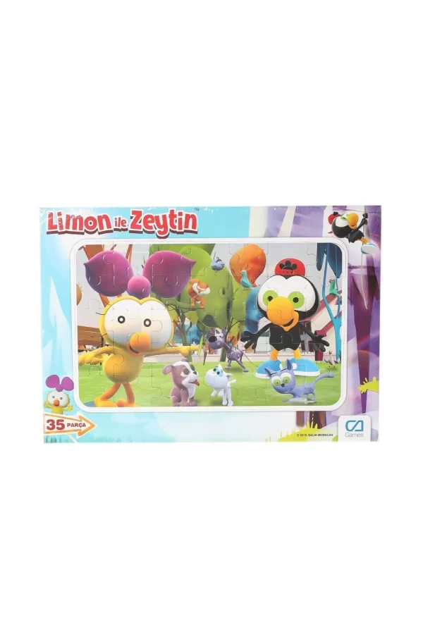 Nessiworld  CAFRM-5082-5083 Limon ile Zeytin Frame Puzzle 35 Parça