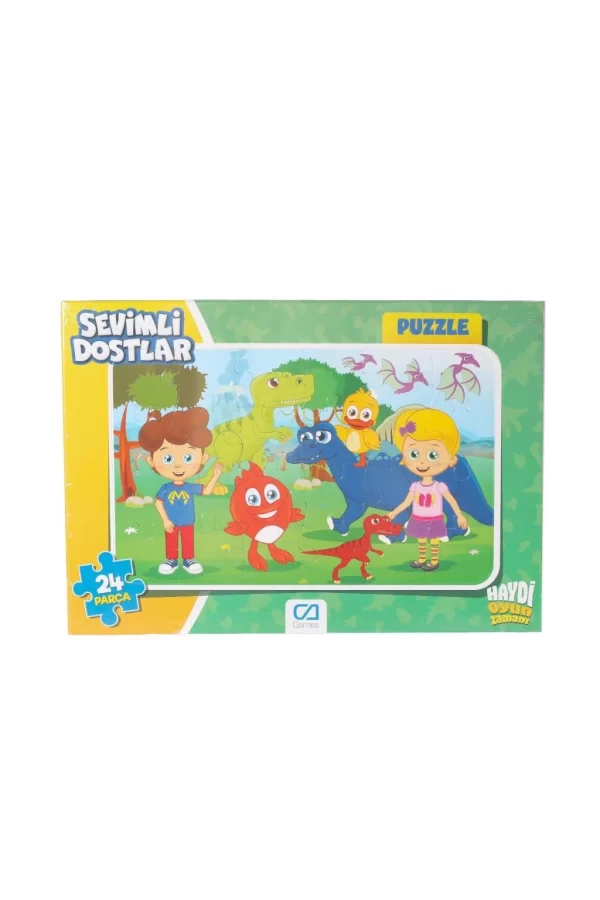 Nessiworld  CAFRM-5121-5122 Sevimli Dostlar Frame Puzzle 24 Parça