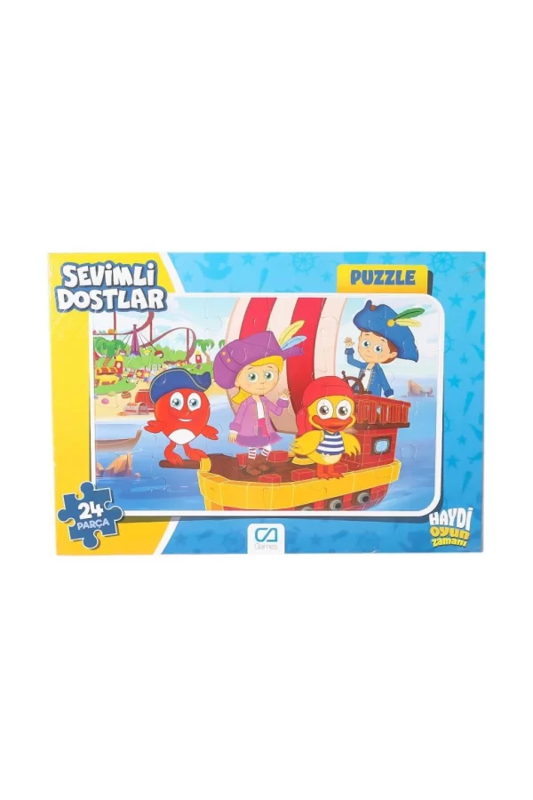 Nessiworld  CAFRM-5121-5122 Sevimli Dostlar Frame Puzzle 24 Parça