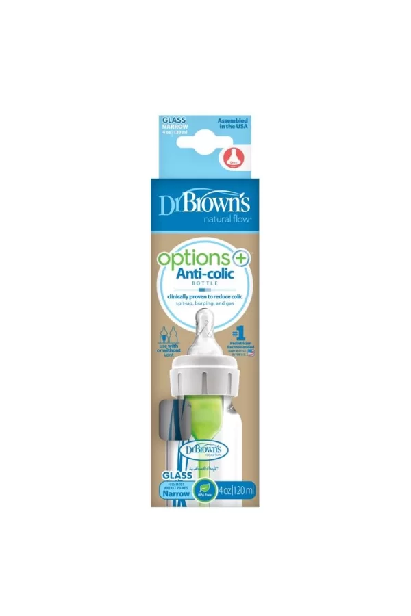 Nessiworld    Cam Dar Ağız Biberon Antikolik 120 ml