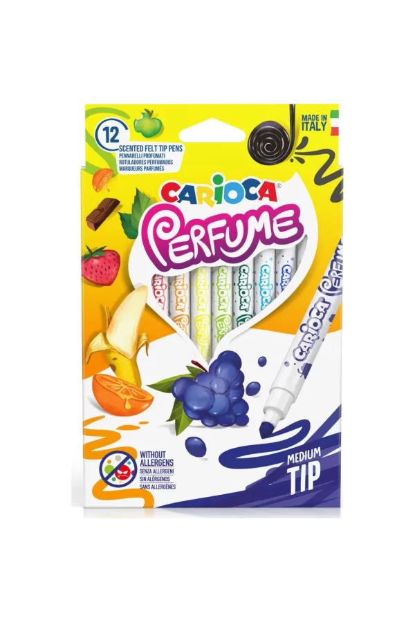 Nessiworld  Carioca Kokulu Keçeli Boya Kalemi 12Li